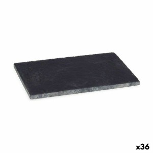 Tablett für Snacks Kinvara SJ1510 Schwarz 10 x 0,5 x 15 cm (36 Stück)