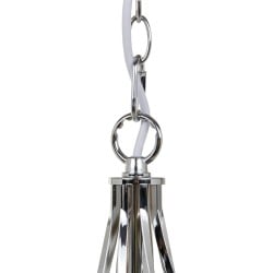 Deckenlampe Ø 14 cm 36 x 36 x 110 cm Metall Silber