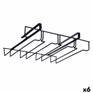 Gläserständer Kinvara W3925B-P PDQ Eisen 36 x 7,5 x 26 cm (6 Stück)