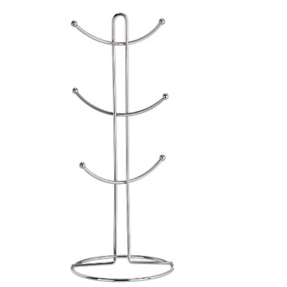 Cup hanger Kinvara W3154-1 Silver Metal 16 x 39 x 16 cm (6 Units)