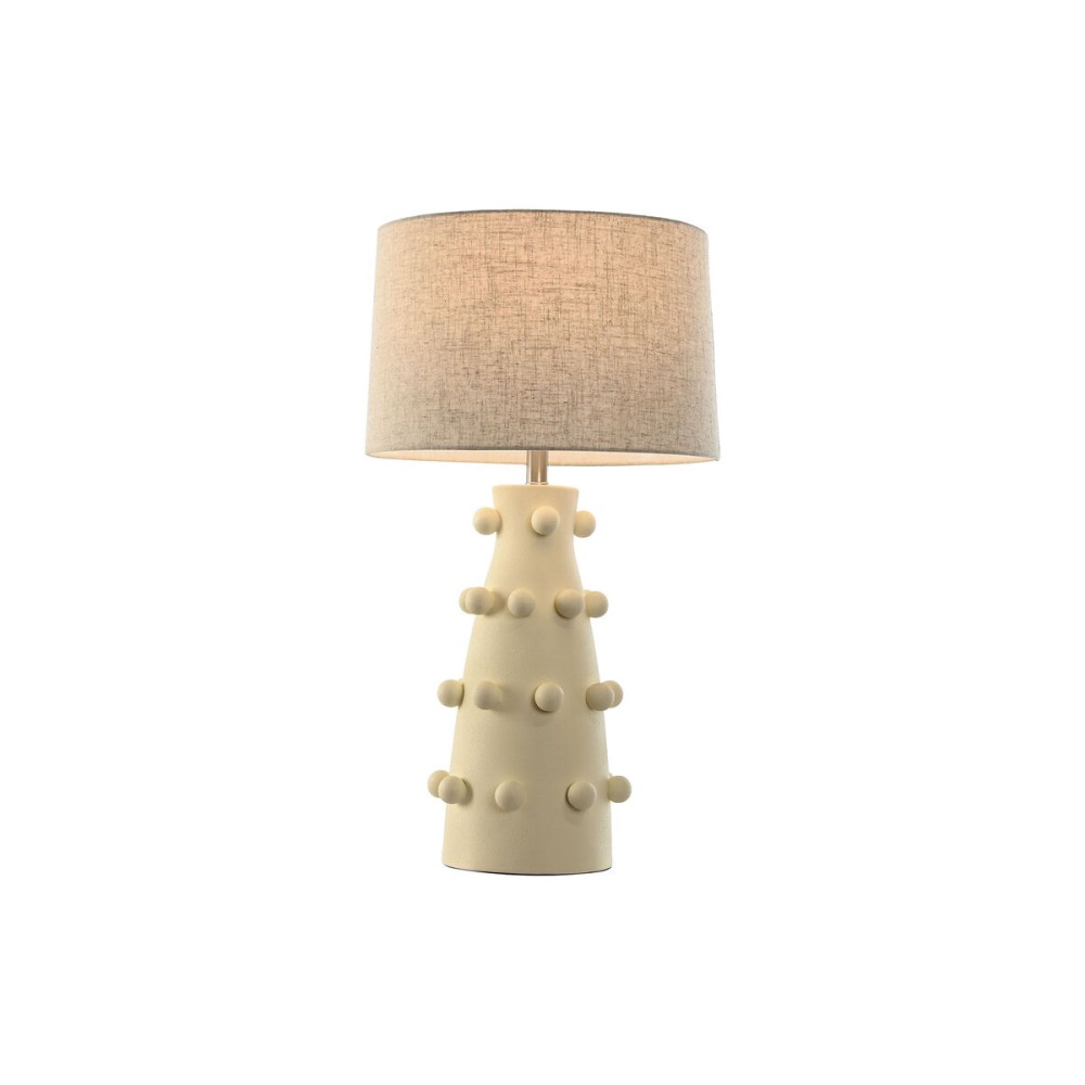 Desk lamp Home ESPRIT Cream Stoneware 50 W 220 V 40 x 40 x 76 cm