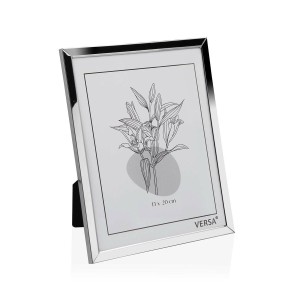 Photo frame Versa Silver Metal Minimalist 1 x 20,5 x 15,5 cm