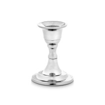 Candle Holder Silver Aluminium 4,5 x 9 x 6 cm (24 Units)