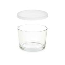 Set of lunch boxes Vivalto OCT-W37403 Transparent Glass polypropylene 200 ml (12 Units)