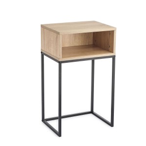 Nightstand Vinthera Moa Natural Metal 40 x 30 x 68 cm