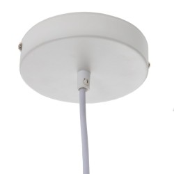 Ceiling Light 27 x 27 x 32 cm Metal White Ø 10 cm