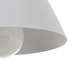 Ceiling Light 27 x 27 x 32 cm Metal White Ø 10 cm