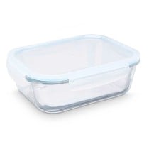 Boîte à lunch Vivalto C2-2260K Transparent Silicone Verre Borosilicaté 2,2 L 27 x 9 x 22 cm (6 Unités)