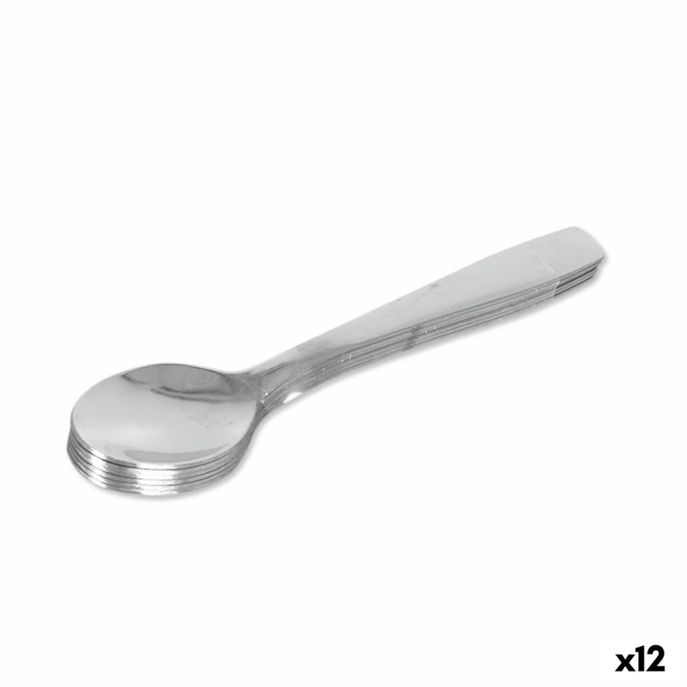 Cuillère à thé Quttin Madrid Thé Argenté 6 Pièces 12 Unités