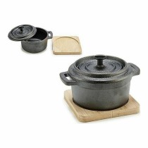 Saucepan Kinvara 219SJ091 Brown Black Bamboo Forged steel 13 x 10 x 8,5 cm (12 Units)