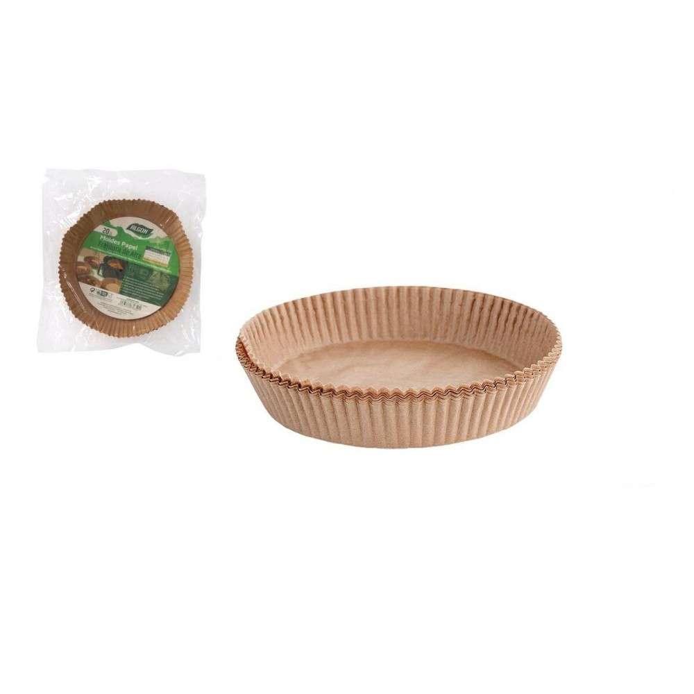 Air fryer paper Algon 24 cm No-Oil Fryer (24 Units)