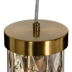 Ceiling Light Crystal Golden Metal 27 cm 31 x 31 x 45 cm