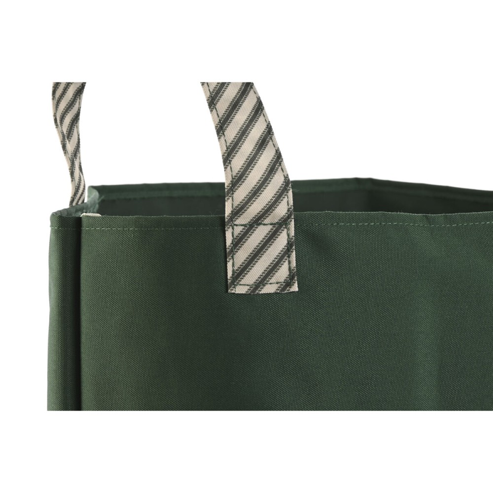 Sac à déchets de jardin Home ESPRIT Blanc Vert Coton 40 x 40 x 60 cm