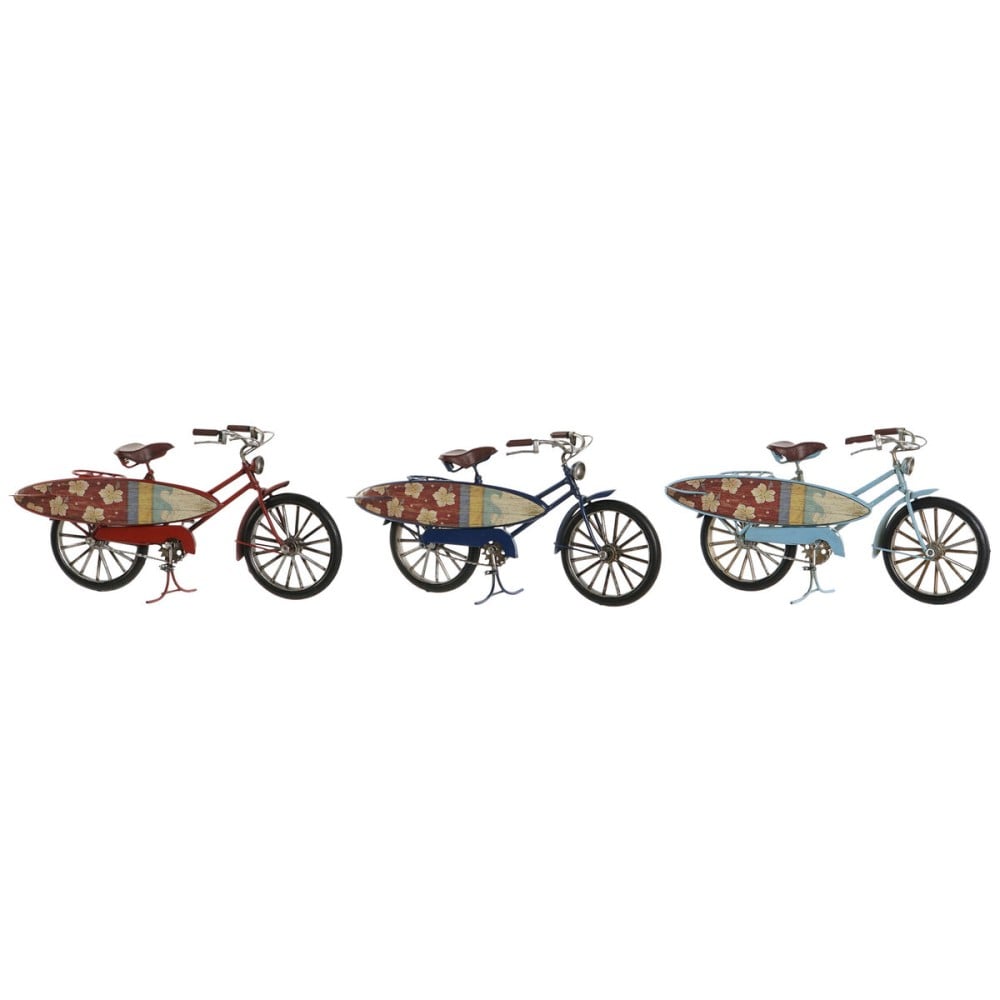 Figurine Décorative Home ESPRIT 27 x 9,5 x 14,5 cm (3 Unités) Bicyclette