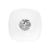 Bowl Vivalto LFW-50 White Opaline glass Squared 11 x 4 x 11 cm (48 Units)