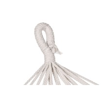 Hanging Hammock Home ESPRIT White Fringe 200 x 100 x 5 cm