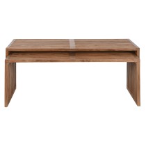 Jeu de 2 tables Home ESPRIT Naturel bois de teck 116 x 60 x 46 cm