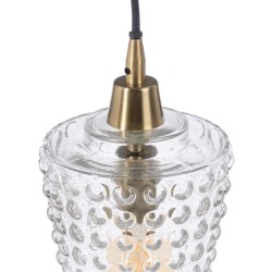 Ceiling Light Crystal Metal 17 x 17 x 31 cm