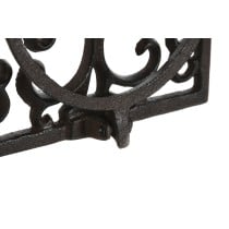 Wall Support for Hanging Flower Pots Home ESPRIT Dark brown Iron 18 x 17,5 x 18 cm