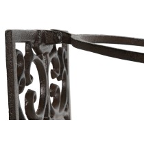 Wall Support for Hanging Flower Pots Home ESPRIT Dark brown Iron 18 x 17,5 x 18 cm