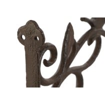 Wall Support for Hanging Flower Pots Home ESPRIT Iron 22,5 x 3,5 x 19 cm