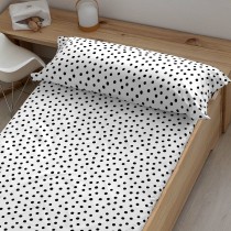 Fitted bottom sheet Kids&Cotton Kibo Black Single 90 x 200 cm