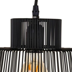 Deckenlampe 29 x 29 x 39,5 cm Schwarz Eisen Ø 29 cm