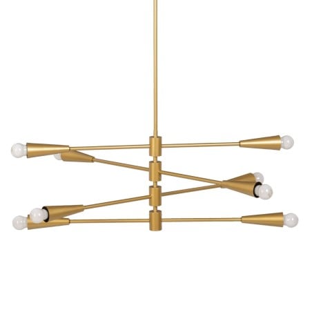 Deckenlampe 80 x 80 x 137,5 cm Gold Metall Moderne