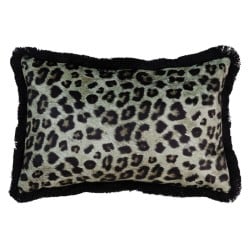 Coussin Vert Léopard 45 x 30 cm