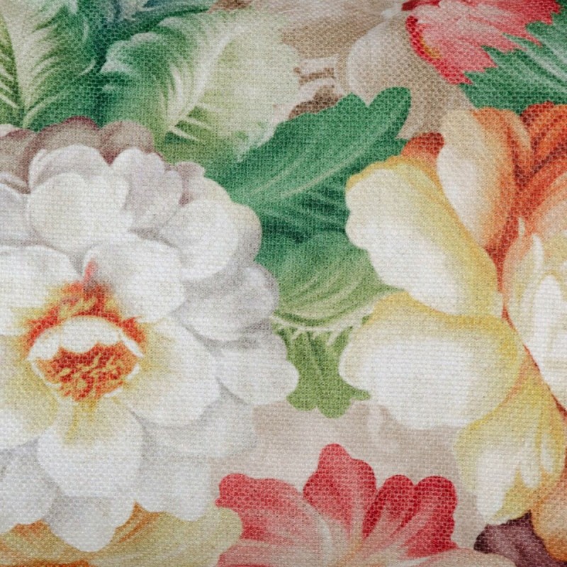 Kissen Polyester 45 x 30 cm Rosen