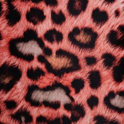 Cushion Orange Leopard 45 x 45 cm