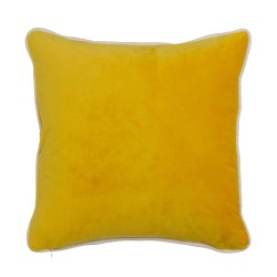 Coussin Noir Doré Polyester 45 x 45 cm