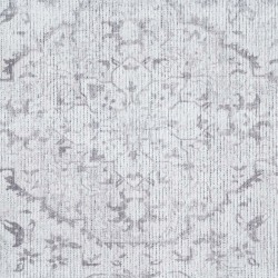 Carpet 80 x 150 cm Grey Polyester Cotton