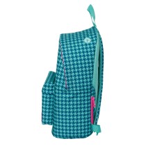 Laptop Backpack Nait Nait Pata de gallo verde Green 31 x 41 x 16 cm