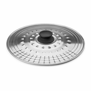 Frying Pan Lid Ibili 714223 Ø 22 cm Silver Metal Stainless steel