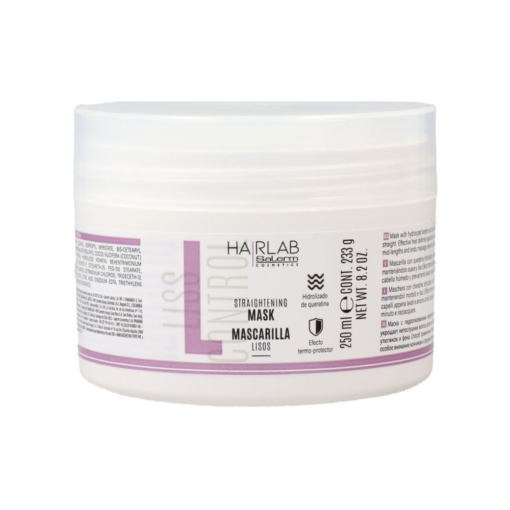 Masque pour cheveux Salerm Hair Lab 250 ml Cheveux lisse