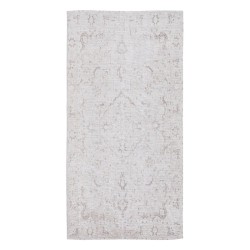 Tapis 80 x 150 cm Polyester Coton Taupe