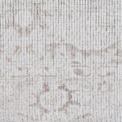 Tapis 80 x 150 cm Polyester Coton Taupe