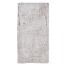 Carpet 80 x 150 cm Polyester Cotton Taupe