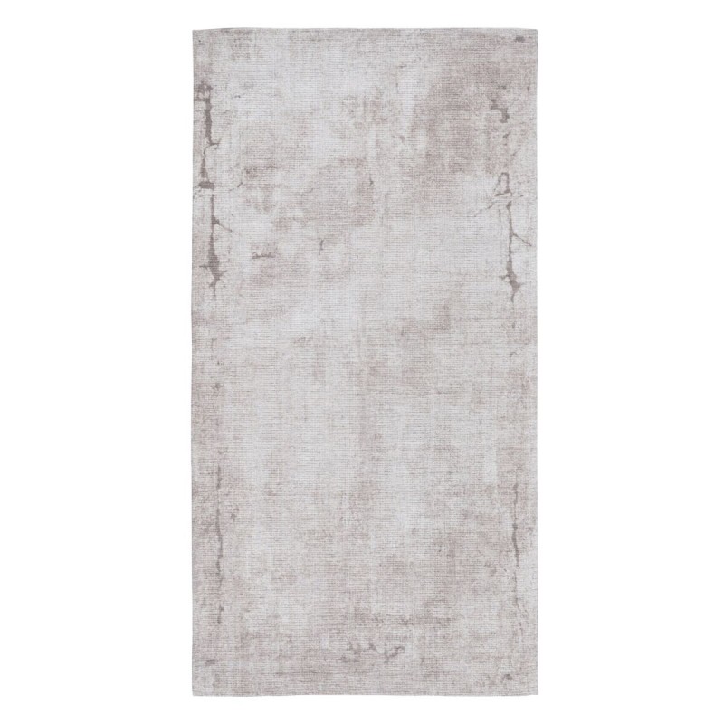 Carpet 80 x 150 cm Polyester Cotton Taupe