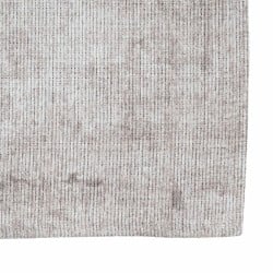 Tapis 80 x 150 cm Polyester Coton Taupe