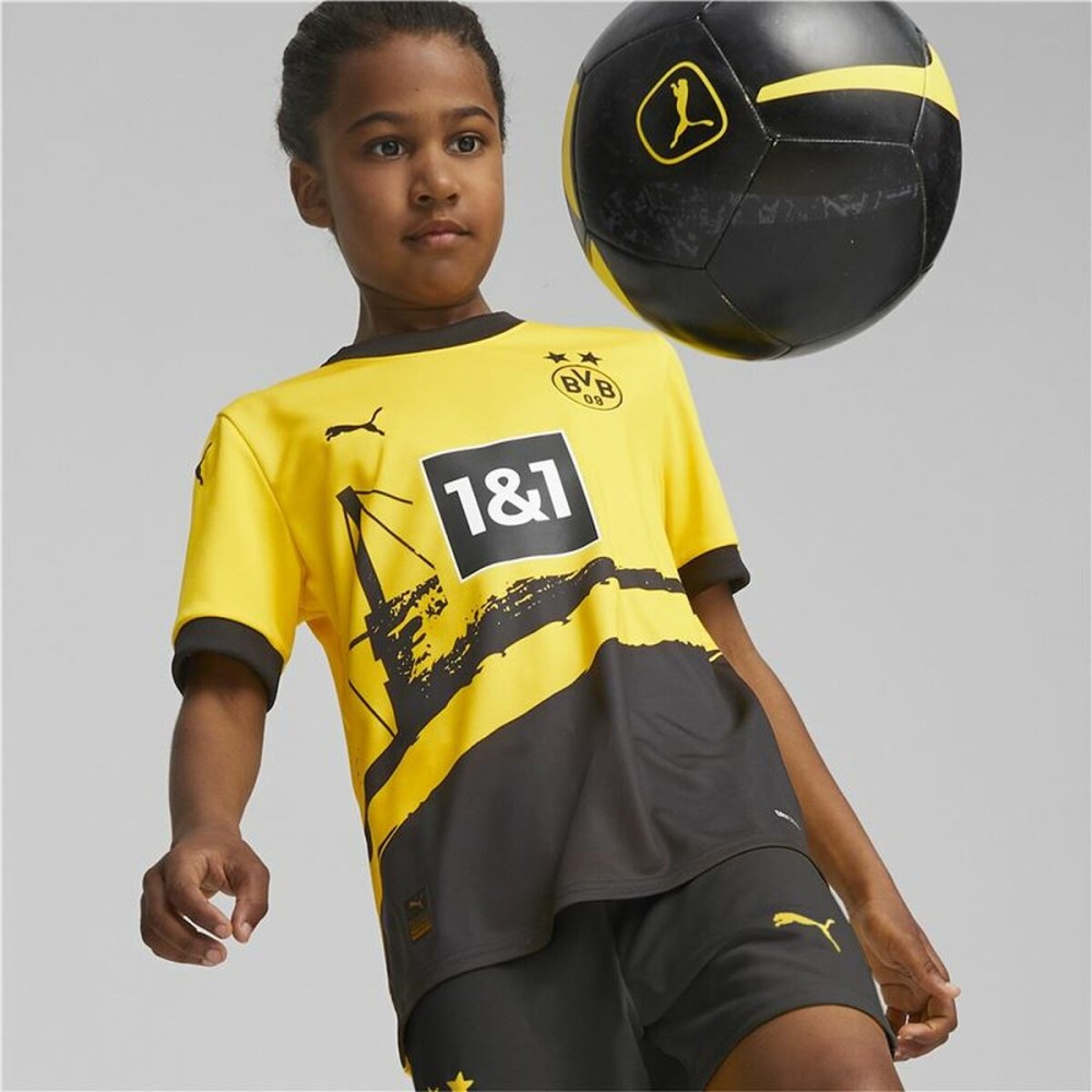 Maillot de Football à Manches Courtes pour Enfants Puma BVB Home Jersey Replica Jr (116 cm)