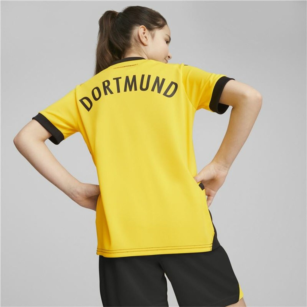 Maillot de Football à Manches Courtes pour Enfants Puma BVB Home Jersey Replica Jr (116 cm)