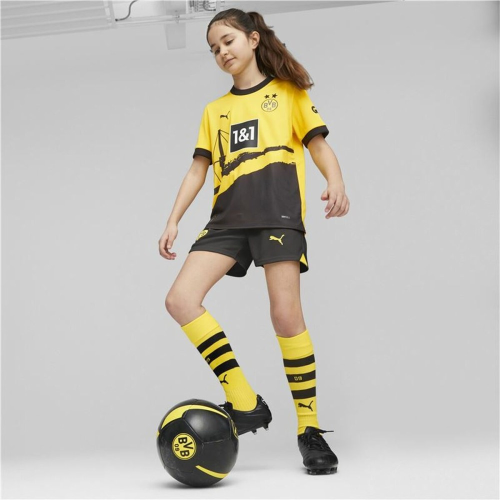 Maillot de Football à Manches Courtes pour Enfants Puma BVB Home Jersey Replica Jr (116 cm)