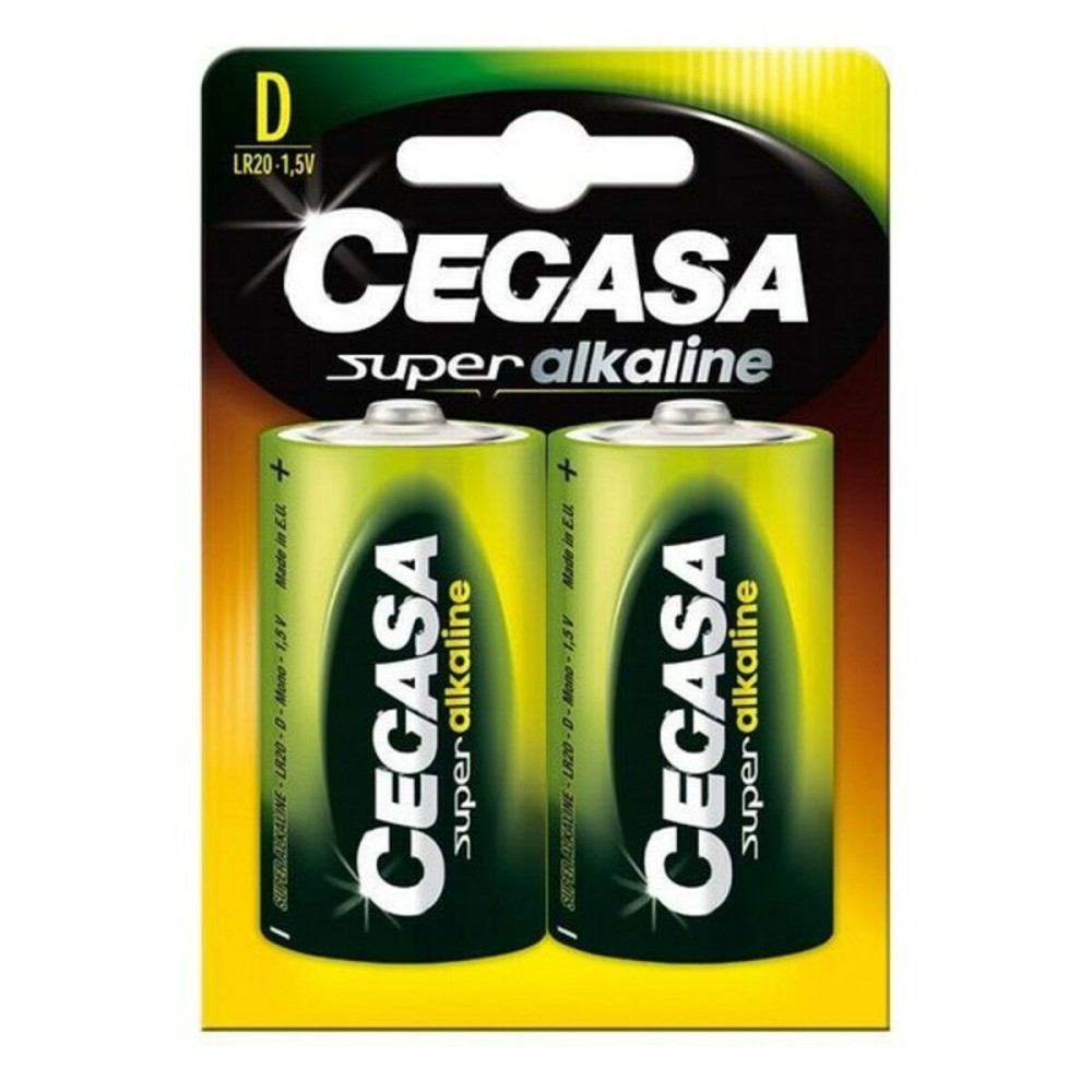 Alkali-Mangan-Batterie Cegasa Bl.LR20 D 1,5V (2 uds) (12 Stück)