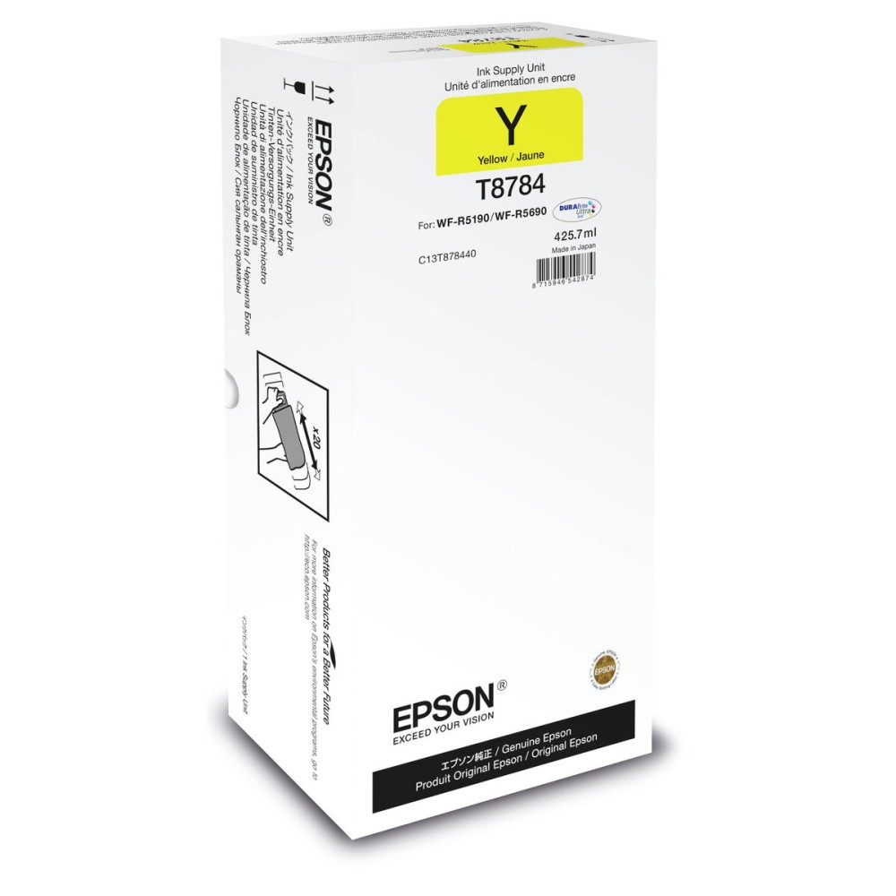 Cartouche d'encre originale Epson C13T878440 Jaune