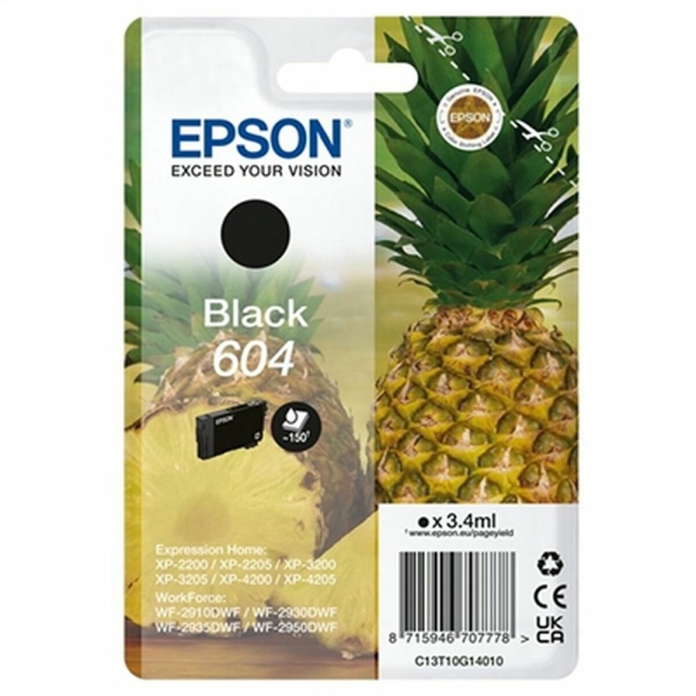 Cartouche d'encre originale Epson 604 Noir