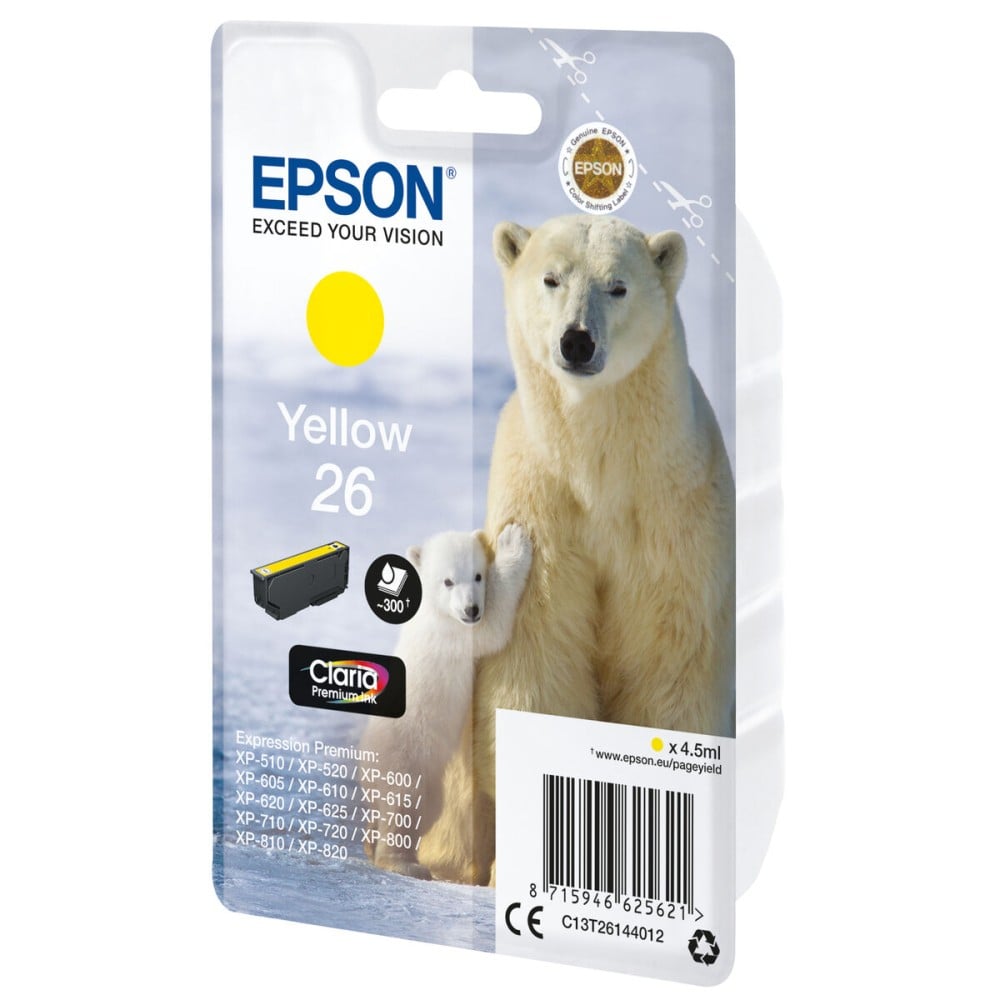 Original Ink Cartridge Epson C13T26144012 Yellow