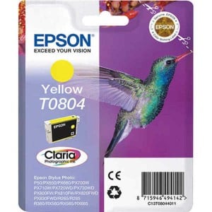 Original Ink Cartridge Epson C13T08044011 Yellow