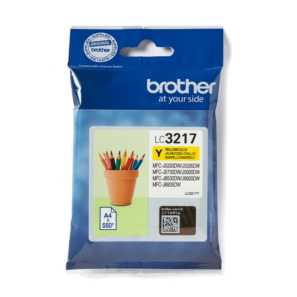 Original Ink Cartridge Brother LC-3217Y Yellow